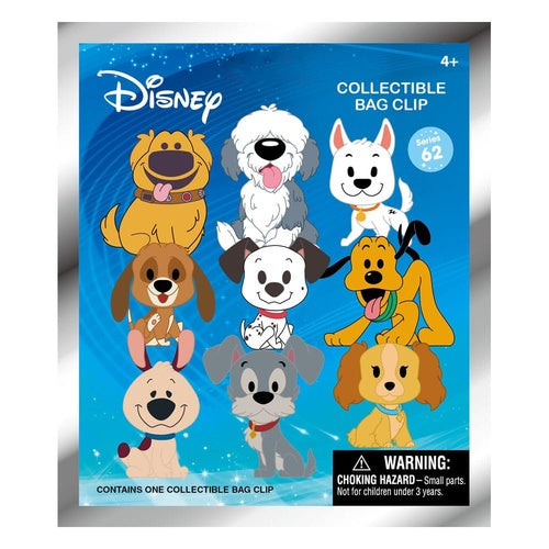 Disney Dogs 3D Schaumstoff-Taschenanhänger Serie 1 Display (24)
