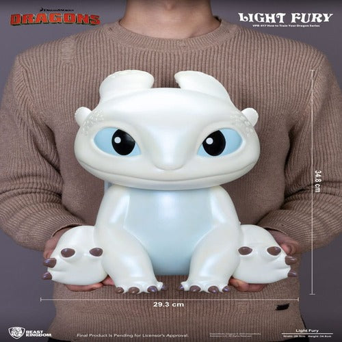 Drachenzähmen leicht gemacht Funktional Figure Spardose Light Fury 35 cm