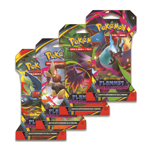 POKÉMON – ME02 Flammes Fantasmagoriques – Blister 24 Booster CASE (FR)