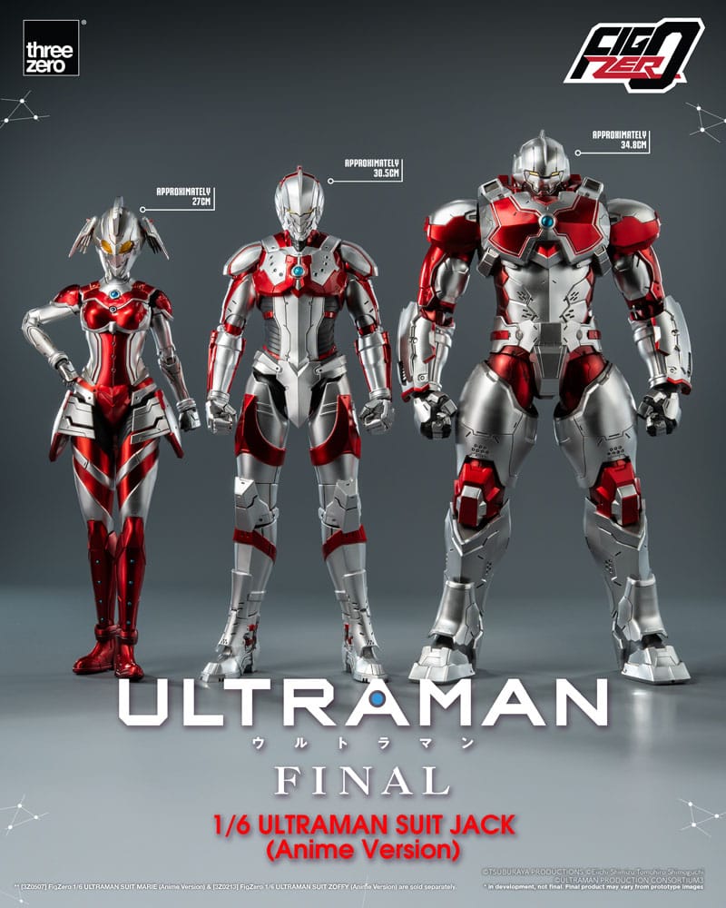 Ultraman Final figurine FigZero 1/6 1/6 Ultraman Suit Jack Anime Version 35 cm