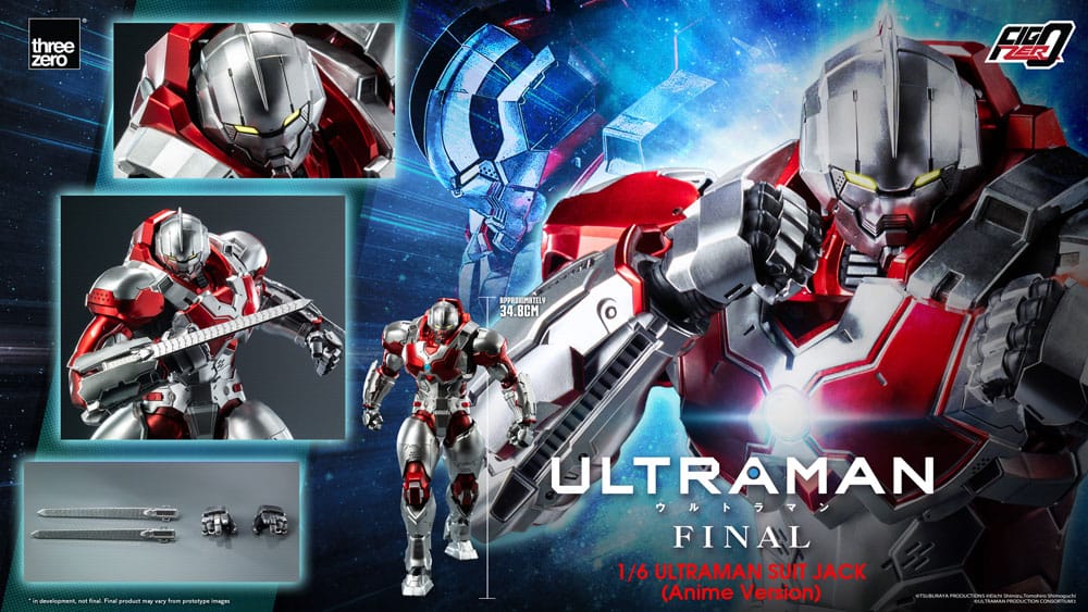 Ultraman Final figurine FigZero 1/6 1/6 Ultraman Suit Jack Anime Version 35 cm