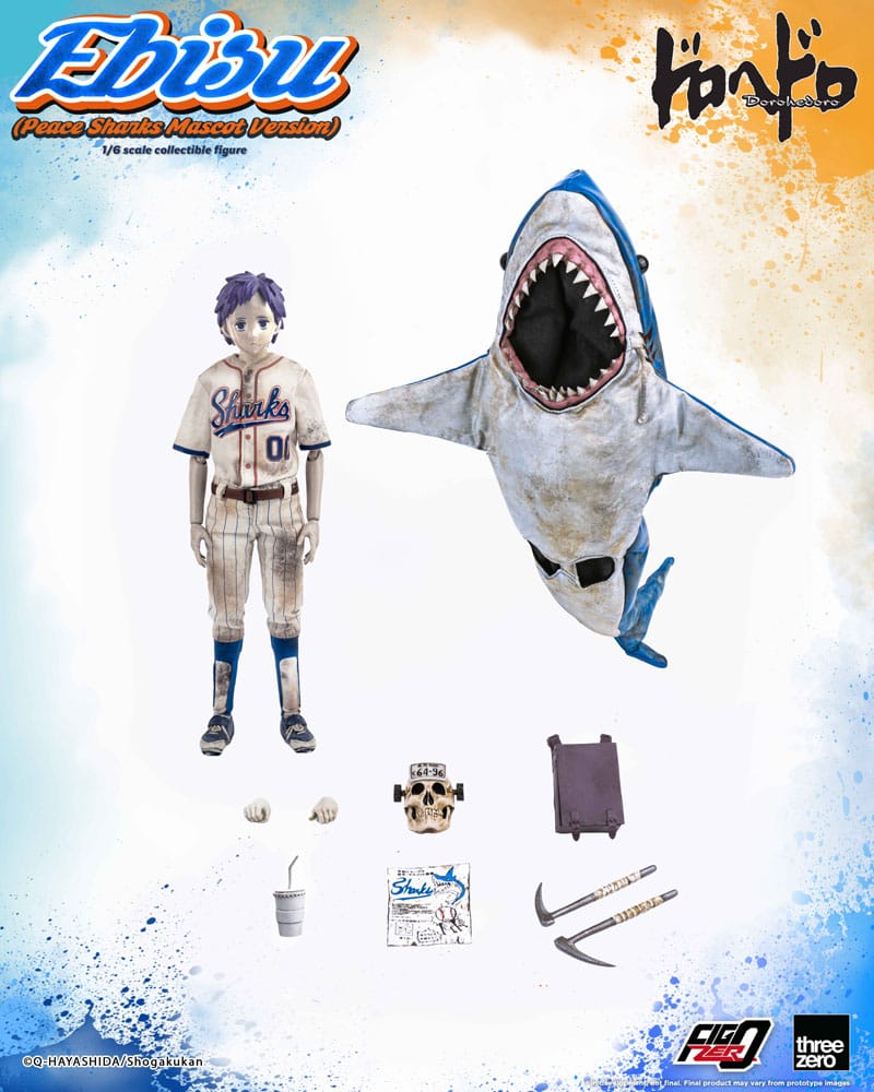 Dorohedoro figurine FigZero 1/6 Ebisu Peace Sharks Mascot Ver. 24 cm