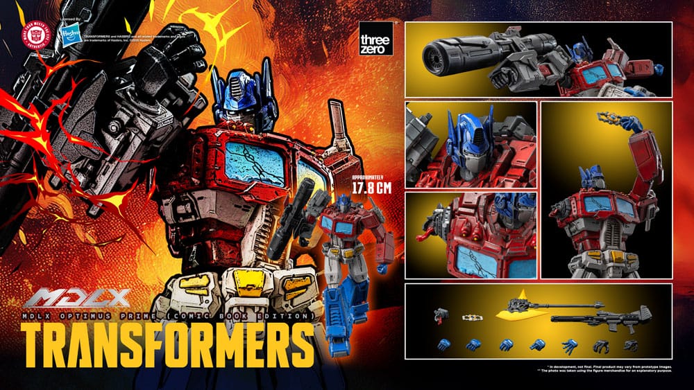 Transformers figurine MDLX Optimus Prime (Comic Book Edition) 18 cm