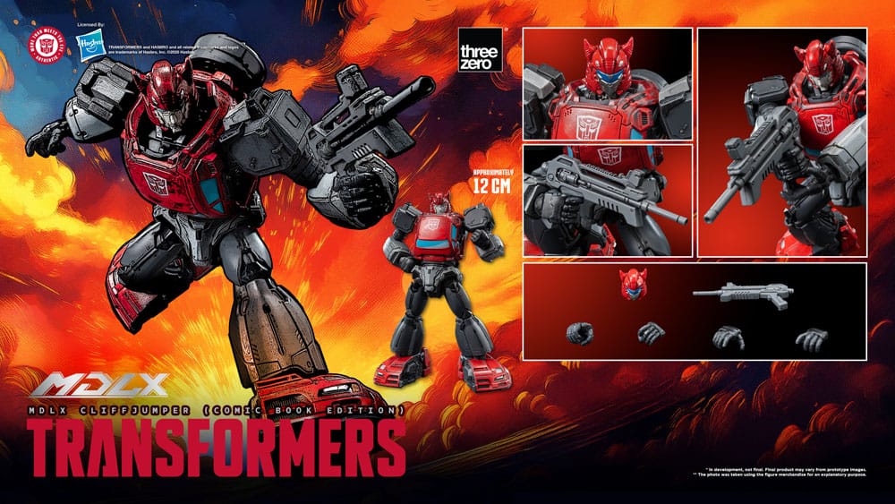 Transformers figurine MDLX Cliffjumper (Comic Book Edition) 12 cm
