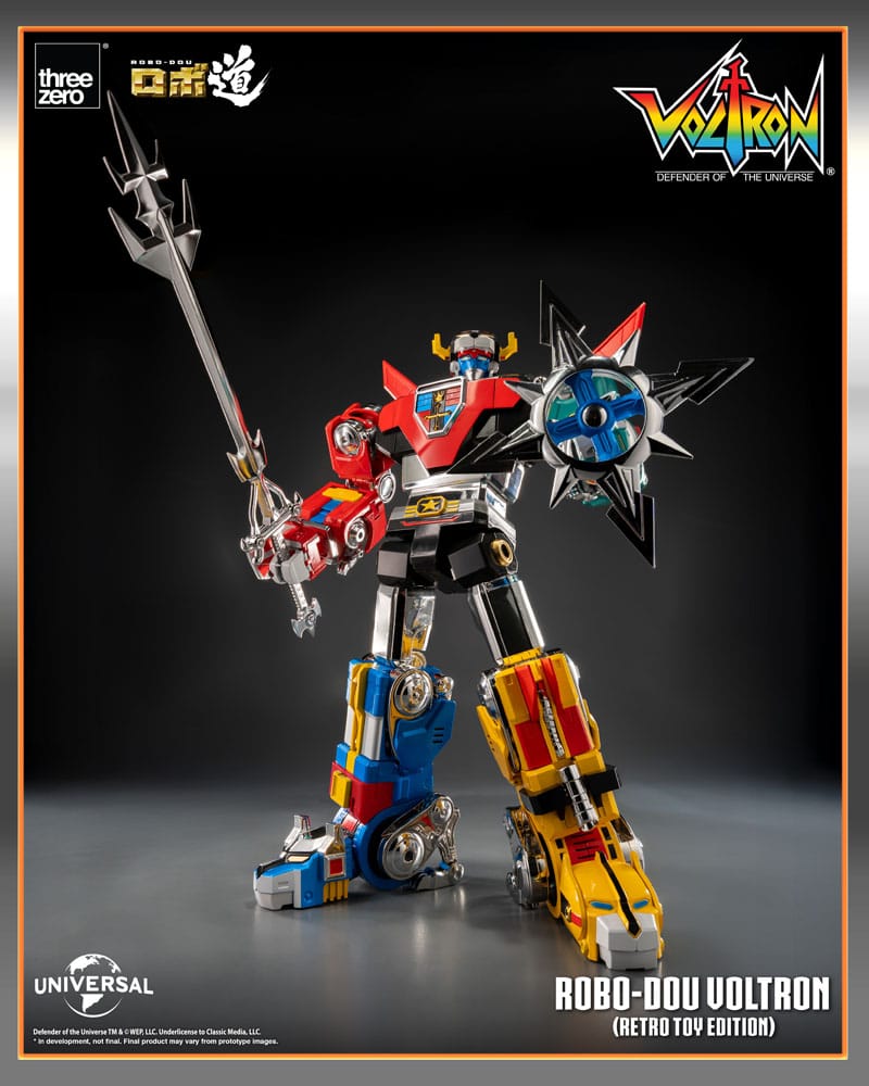 Voltron: Defender of the Universe figurine Robo-Dou Voltron Retro Toy Edition 27 cm