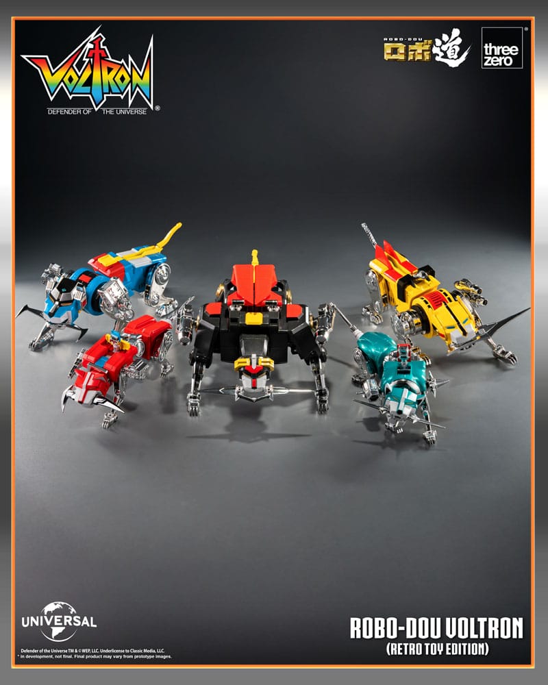 Voltron: Defender of the Universe figurine Robo-Dou Voltron Retro Toy Edition 27 cm
