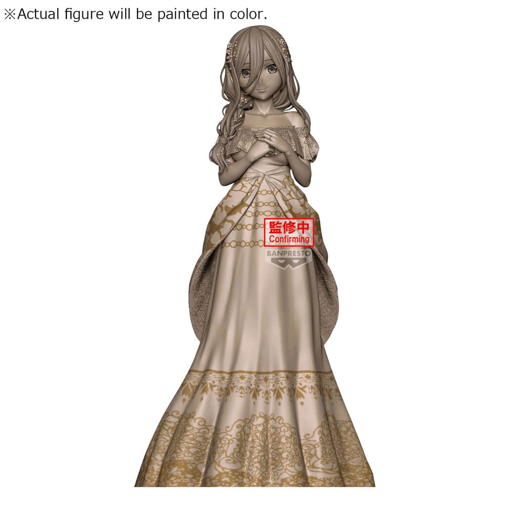 The Quintessential Quintuplets PVC Statue Miku Nakano Animation Original Art Exhibition Ver. 23 cm