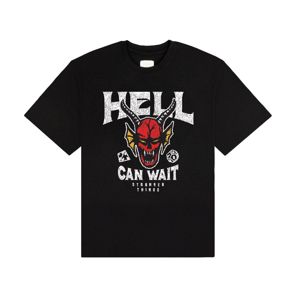 Stranger Things T-Shirt Hell Can Wait (black) (XL)