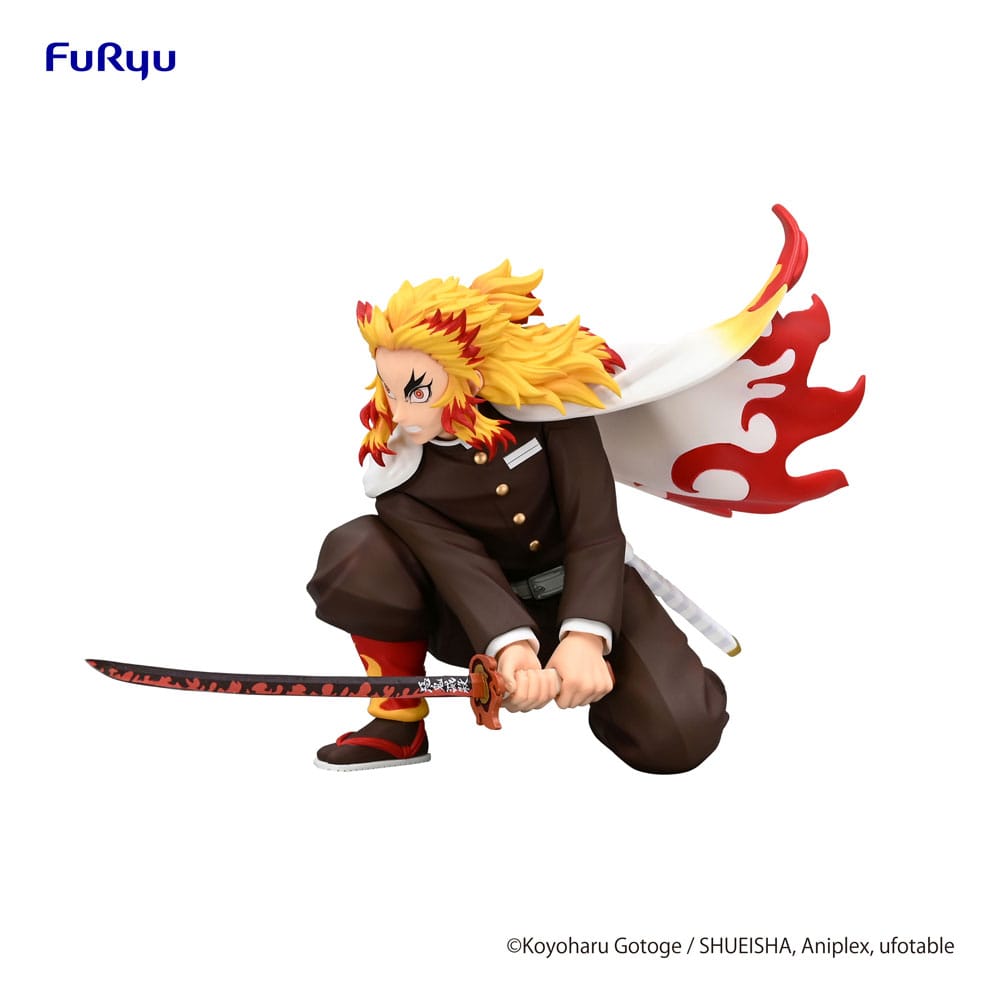 Demon Slayer: Kimetsu no Yaiba statuette PVC Noodle Stopper Rengoku Kyojuro Battle Ver. 10 cm