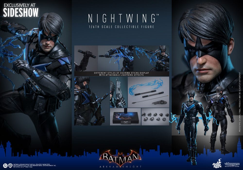 Batman Arkham Knight figurine Videogame Masterpiece 1/6 Nightwing 30 cm