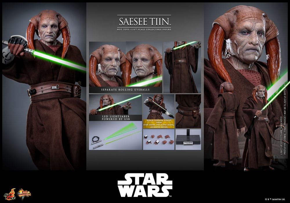 Star Wars, épisode III : La Revanche des Sith figurine Movie Masterpiece 1/6 Saesee Tiin 31 cm