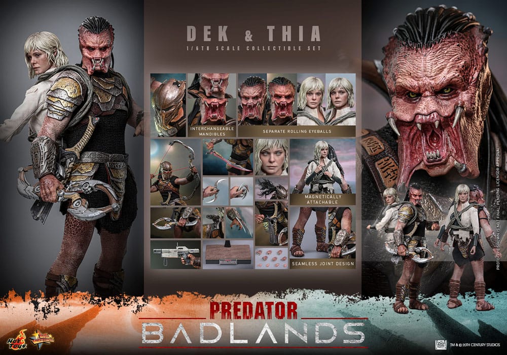 Predator: Badlands figurine Movie Masterpiece 1/6 Dek & Thia 30 cm