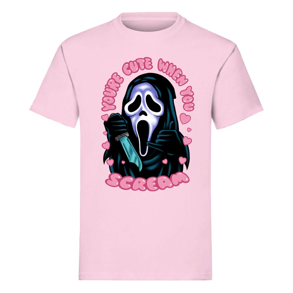 Scream T-Shirt Ghost Face You're Cute when you Scream (XL)