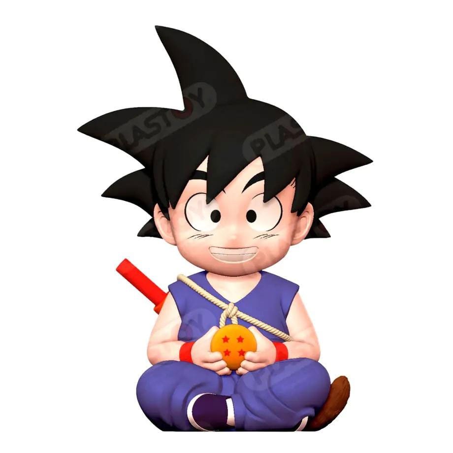 Dragon Ball Tirelire Kid Goku bleu 17 cm