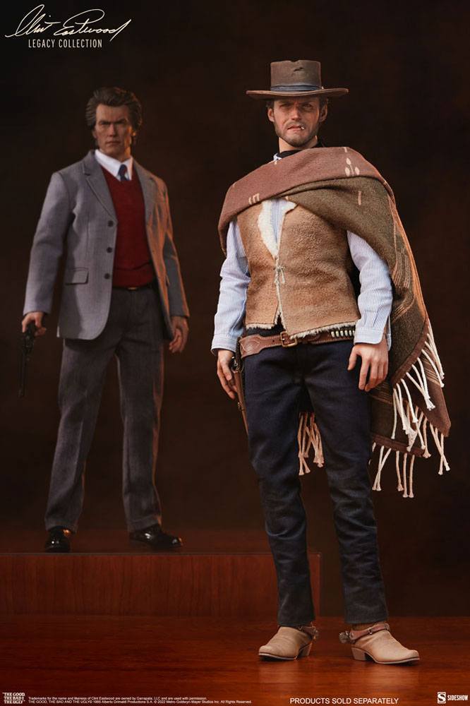 Le Bon, la Brute et le Truand figurine 1/6 Clint Eastwood Legacy Collection The Man With No Name 30 cm