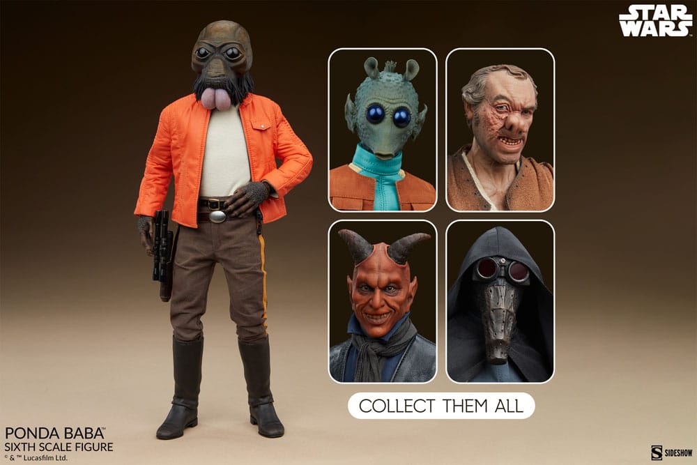 Star Wars figurine Scum & Villainy 1/6 Ponda Baba 30 cm