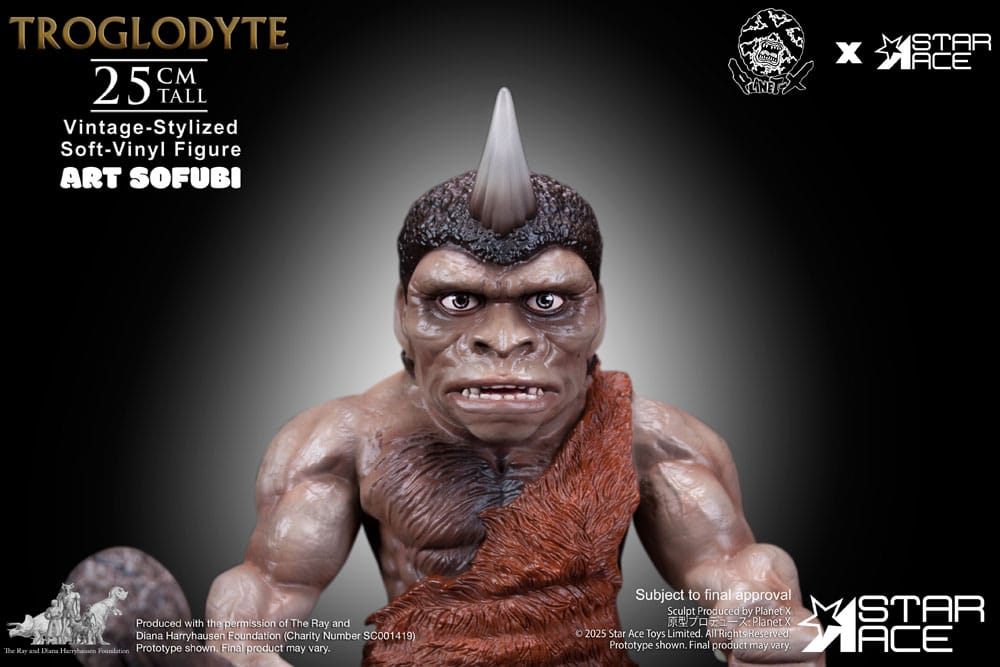 Ray Harryhausen statuette Soft Vinyl Troglodyte (Vintage-Style) 25 cm