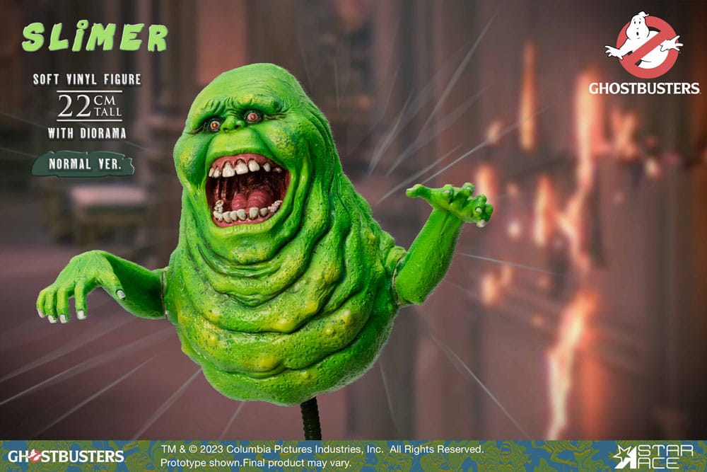 Ghostbusters statuette 1/8 Slimer Normal Version 22 cm