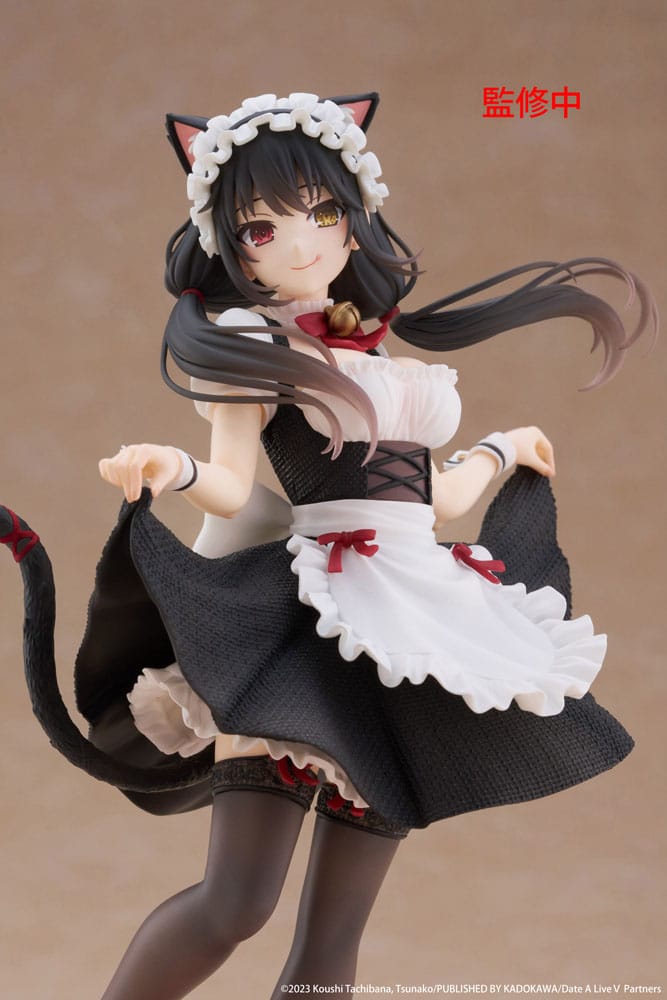 Date A Live V Coreful statuette PVC Kurumi Tokisaki Cat Ear Maid Ver. 18 cm