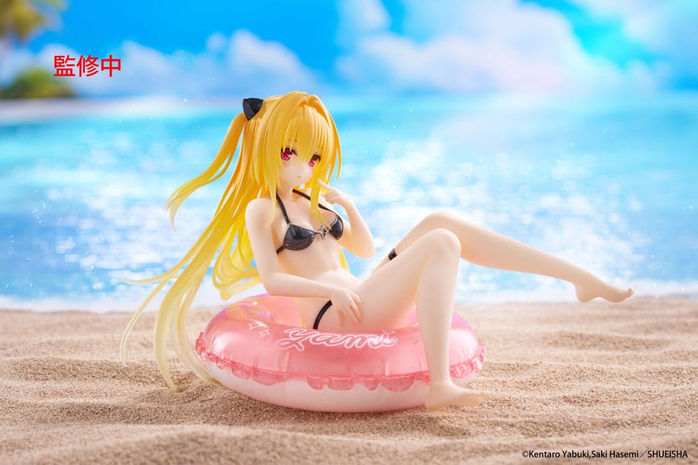 To Love-Ru Darkness statuette PVC Aqua Float Girls Golden Darkness 10 cm