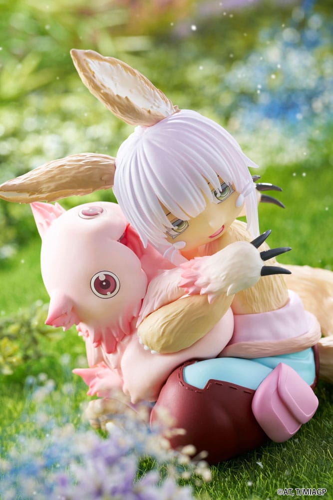 Made in Abyss: The Golden City of the Scorching Sun statuette PVC Desktop Cute Figure Nanachi & Mitty Reissue 13 cm