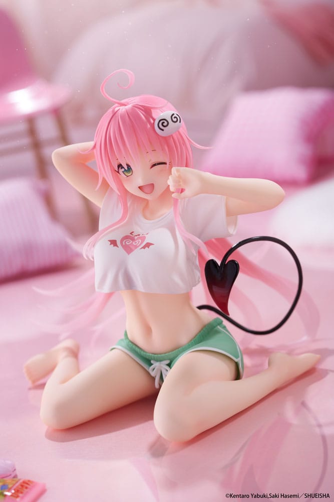 To Love-Ru Darkness statuette PVC Desktop Cute Figure Lala Roomwear Ver. 13 cm