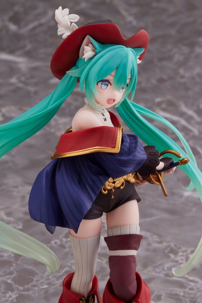 Hatsune Miku statuette PVC Hatsune Miku Wonderland Puss in Boots 18 cm