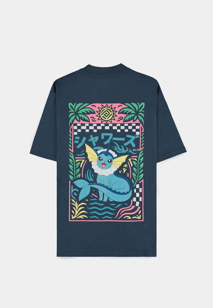 Pokémon T-Shirt Navy Aquali (M)