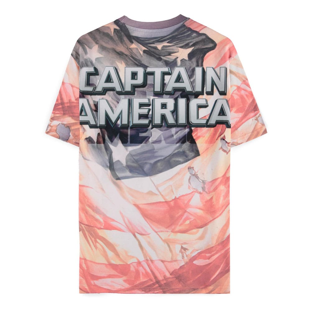 Captain America Brave New World T-Shirt Digital American (S)
