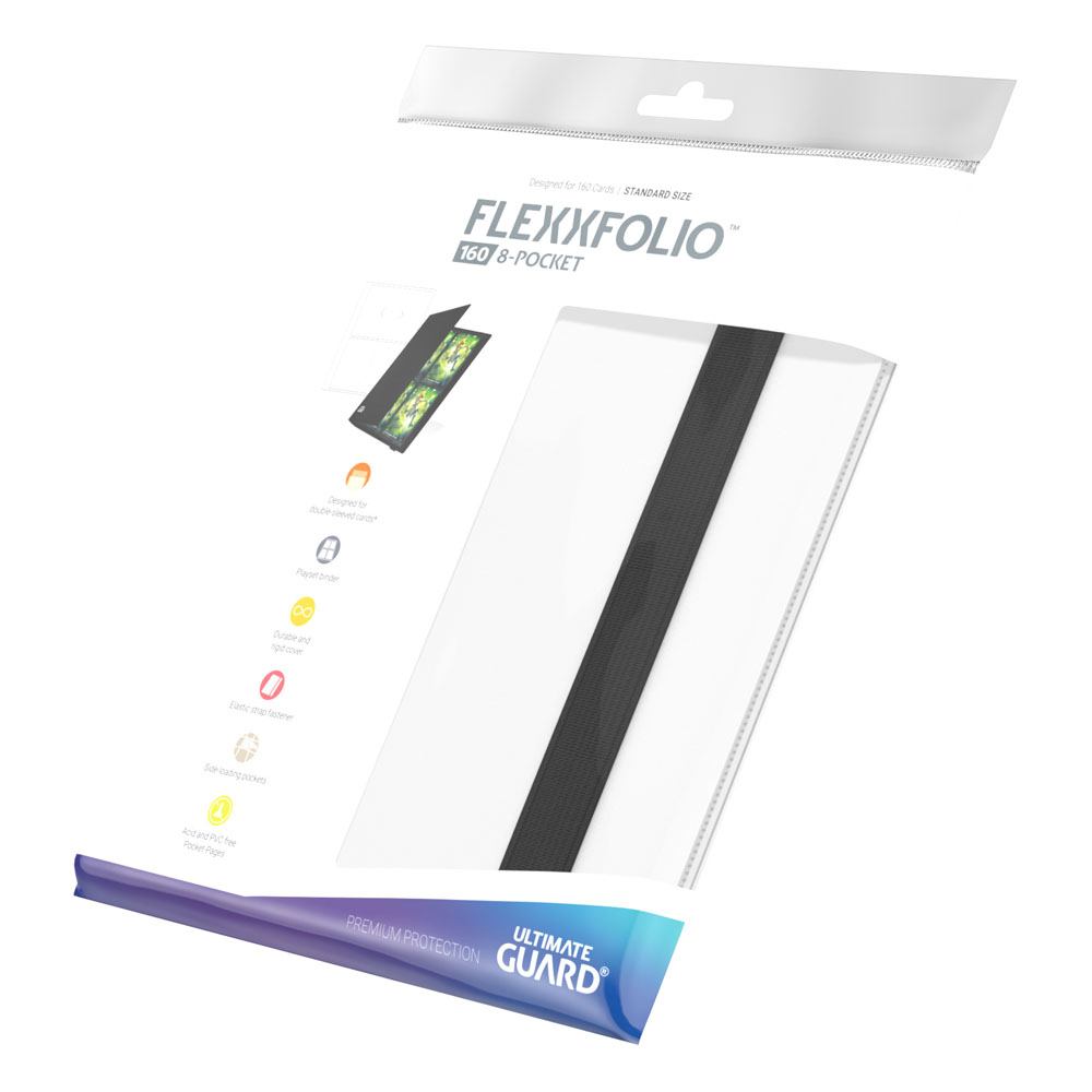 Ultimate Guard Flexxfolio 160 - 8-Pocket Blanc
