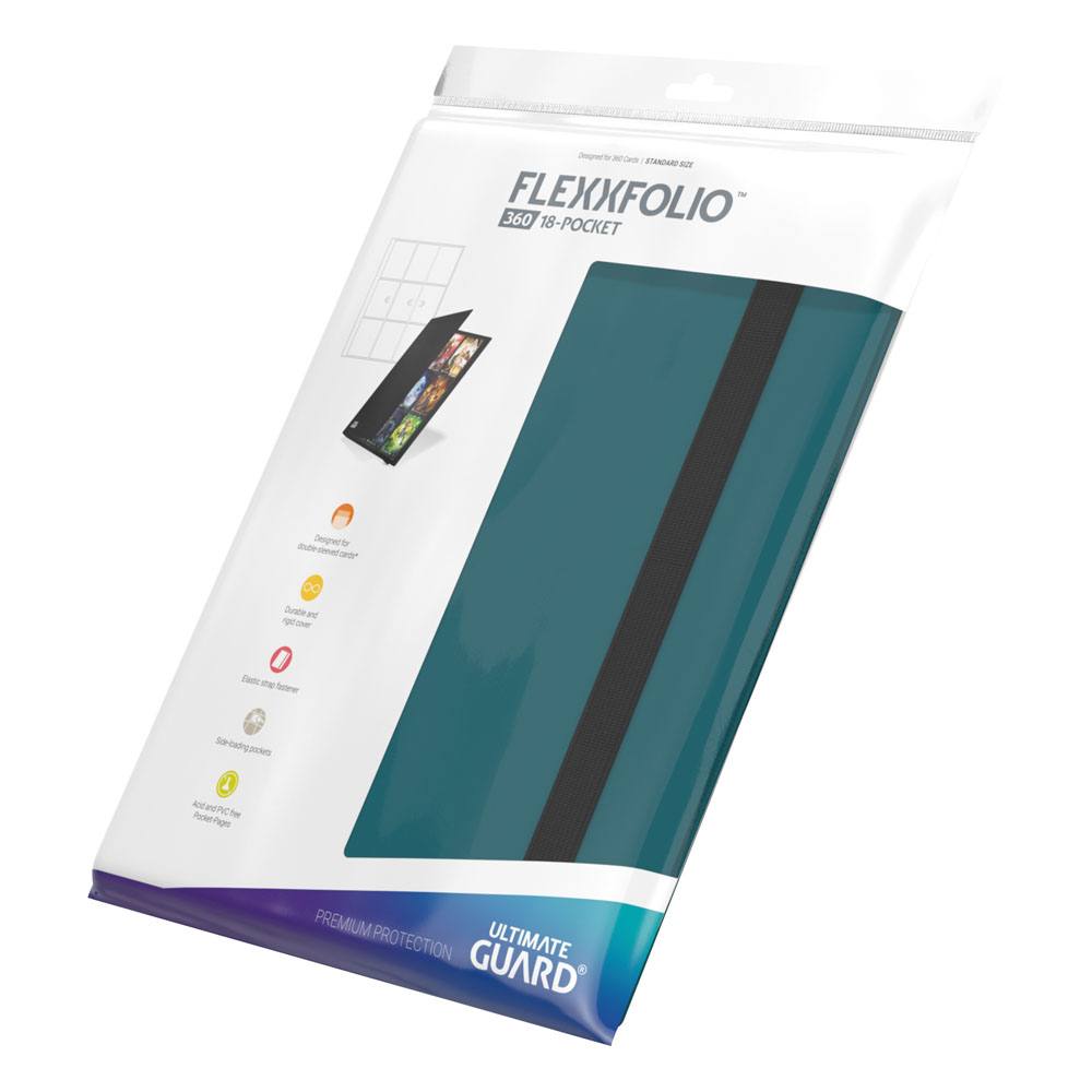 Ultimate Guard Flexxfolio 360 - 18-Pocket Bleu Pétrole