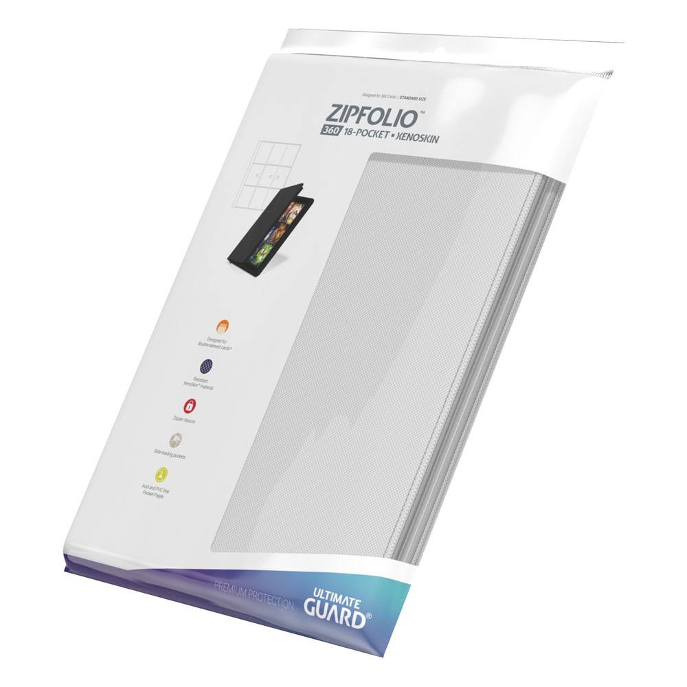 Ultimate Guard Zipfolio 360 - 18-Pocket XenoSkin Blanc