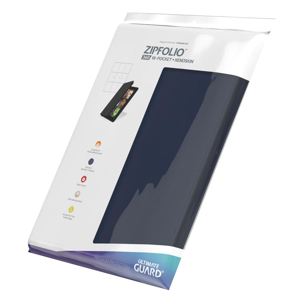 Ultimate Guard Zipfolio 360 - 18-Pocket XenoSkin Bleu