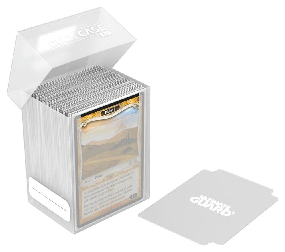Ultimate Guard boîte pour cartes Deck Case 80+ taille standard Transparent