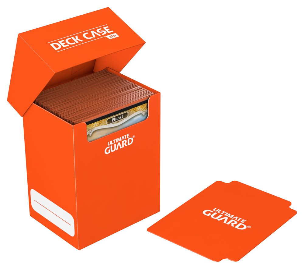 Ultimate Guard boîte pour cartes Deck Case 80+ taille standard Orange