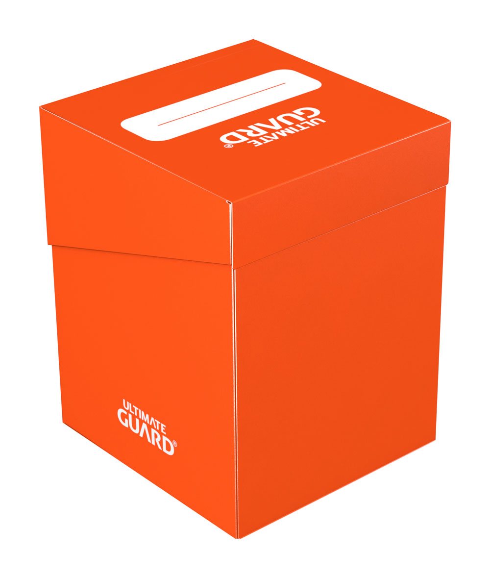 Ultimate Guard boîte pour cartes Deck Case 100+ taille standard Orange