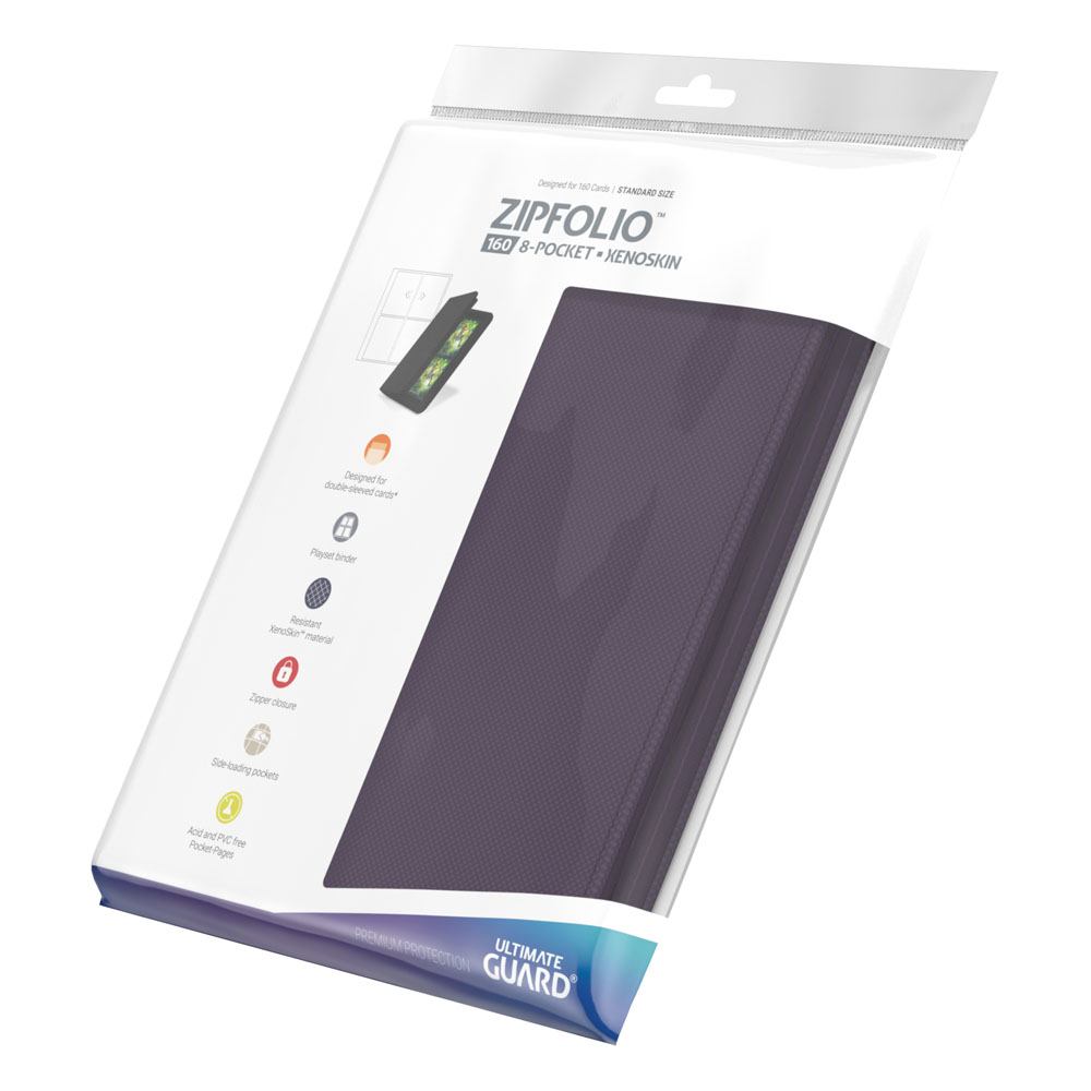 Ultimate Guard Zipfolio 160 - 8-Pocket XenoSkin Violet