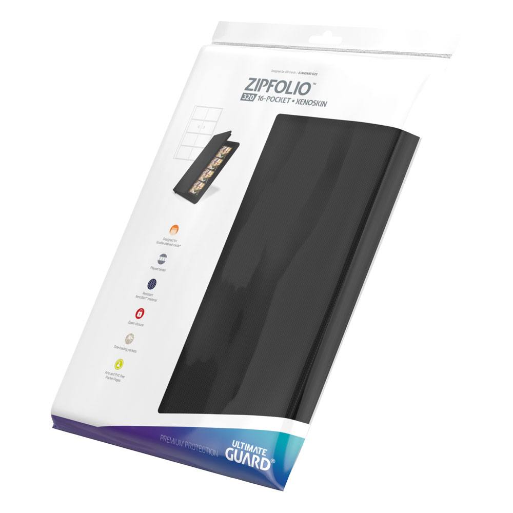 Ultimate Guard Zipfolio 320 - 16-Pocket XenoSkin Noir