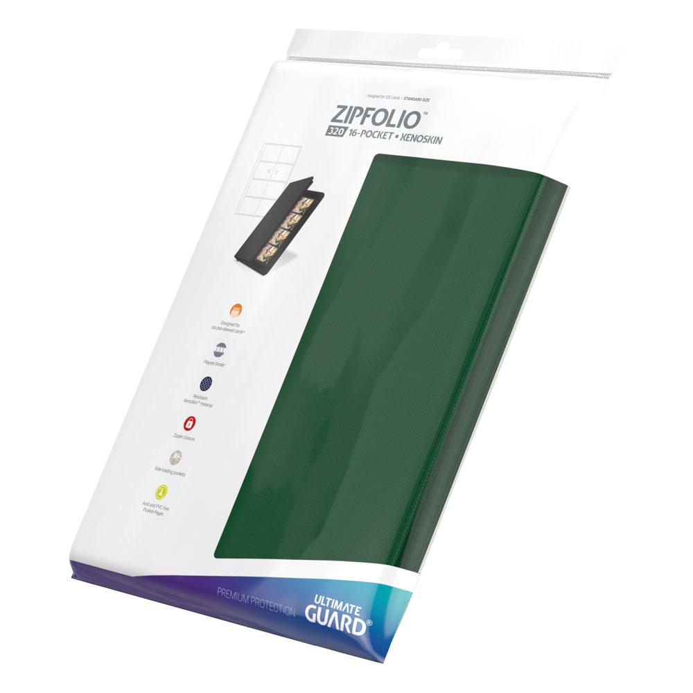 Ultimate Guard Zipfolio 320 - 16-Pocket XenoSkin Vert