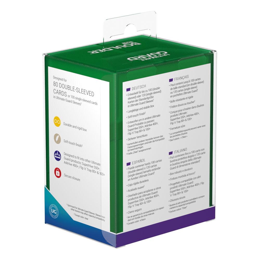 Ultimate Guard Boulder Deck Case 80+ taille standard Emerald