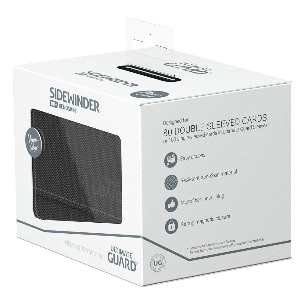 Ultimate Guard Sidewinder 80+ XenoSkin Monocolor Noir