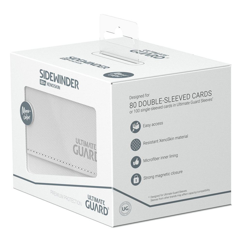 Ultimate Guard Sidewinder 80+ XenoSkin Monocolor Blanc