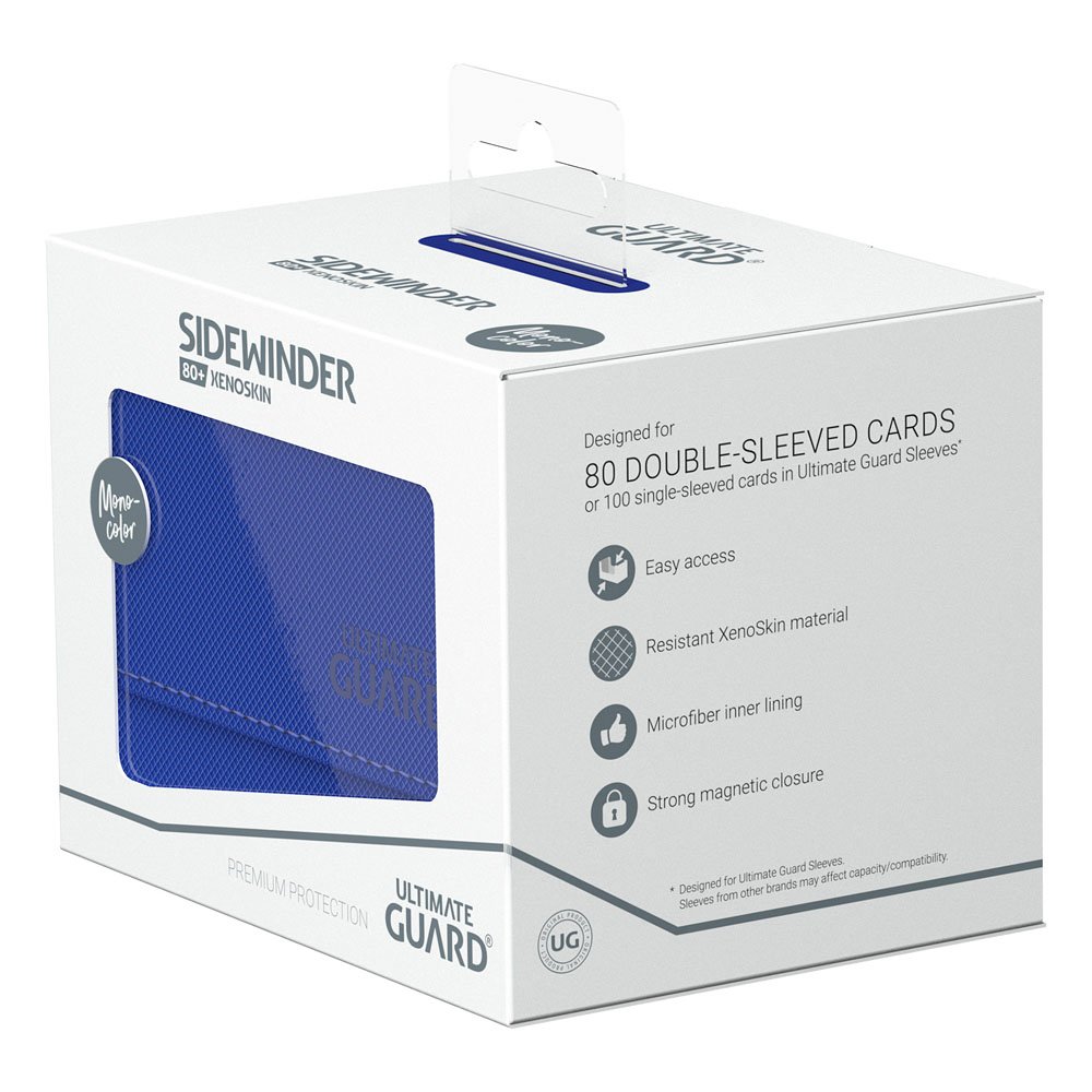 Ultimate Guard Sidewinder 80+ XenoSkin Monocolor Bleu