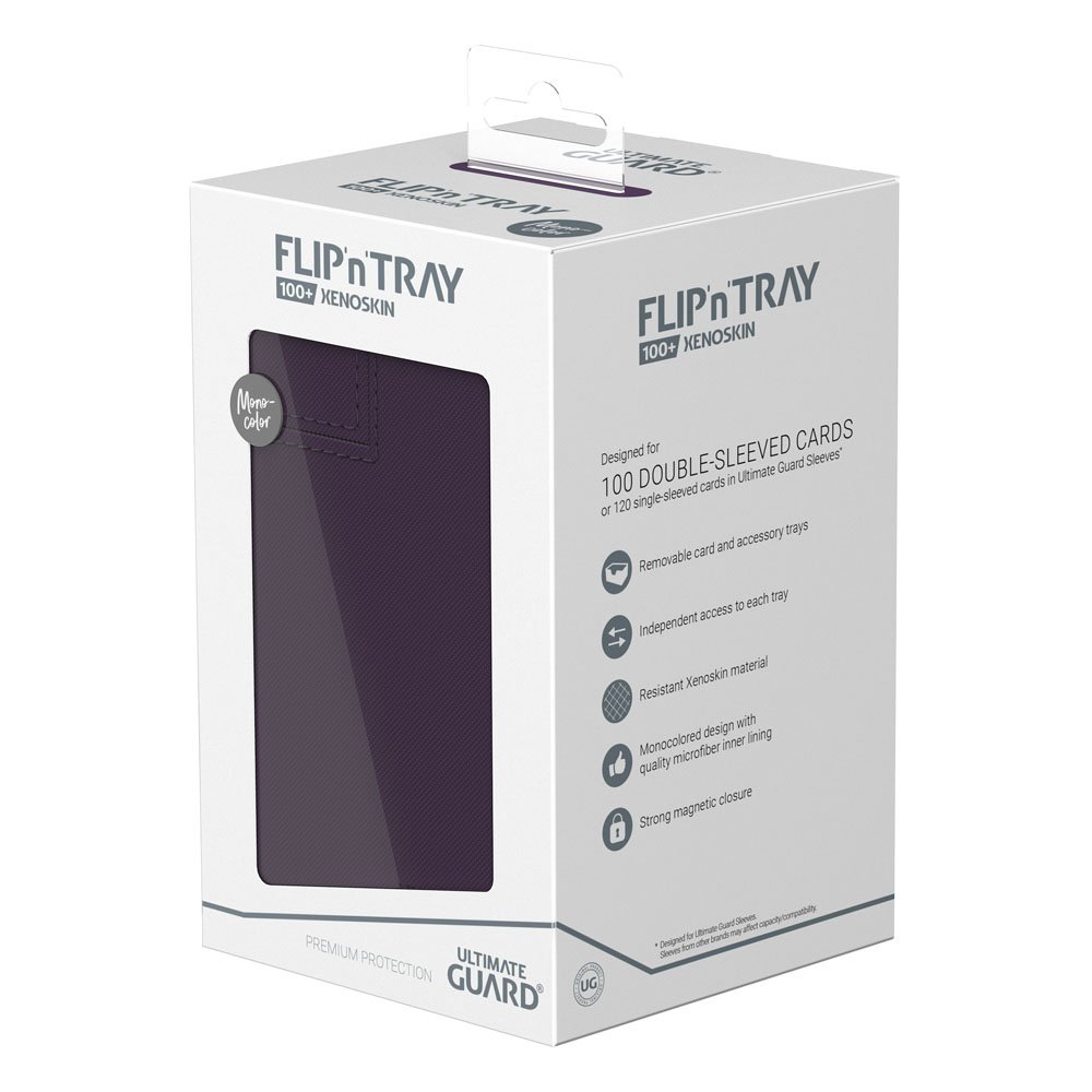Ultimate Guard Flip`n`Tray 100+ XenoSkin Monocolor Violet