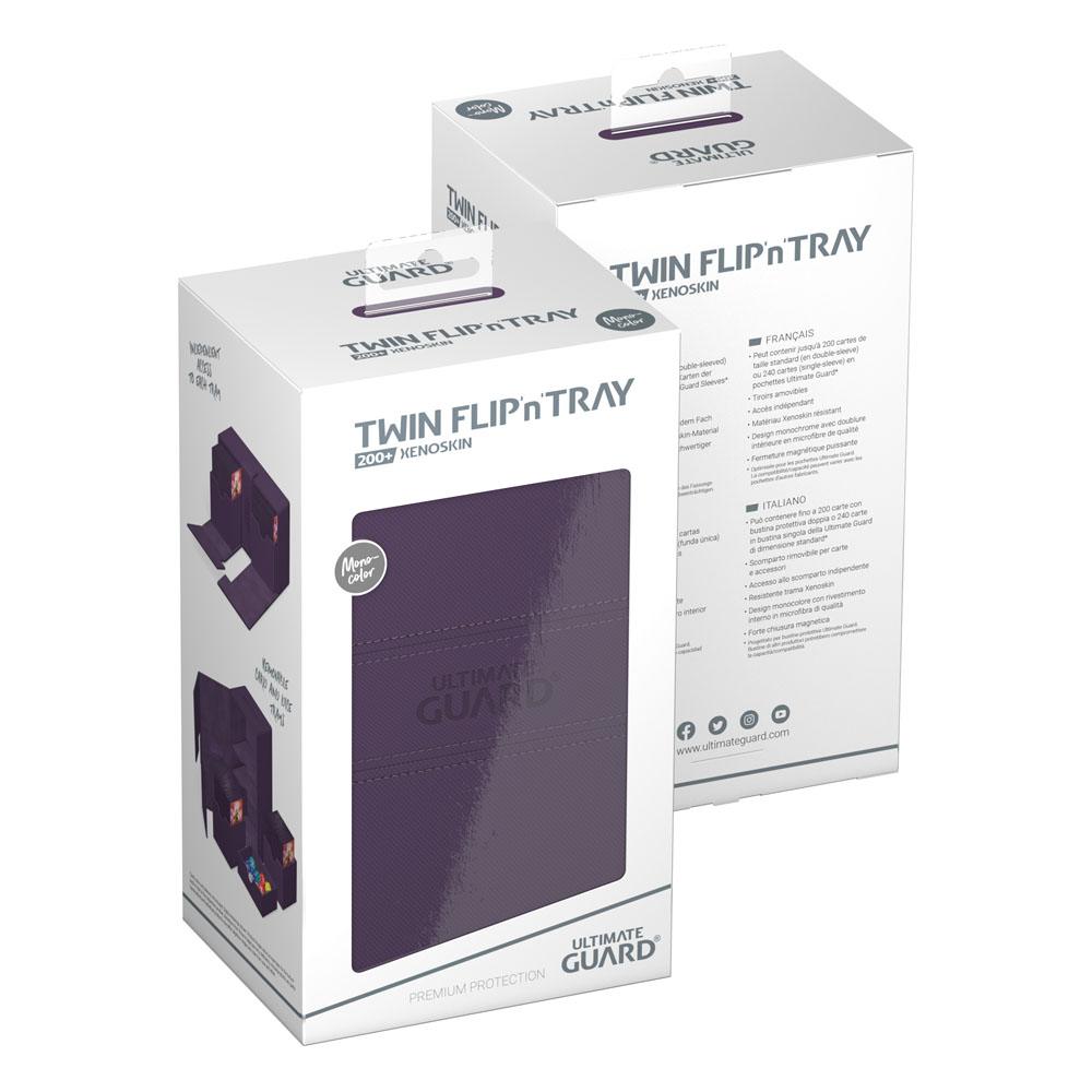 Ultimate Guard Twin Flip`n`Tray 200+ XenoSkin Monocolor Violet