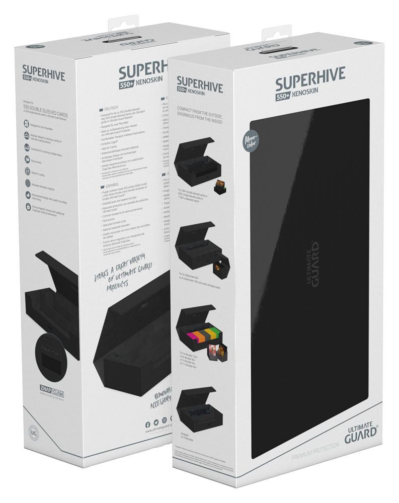 Ultimate Guard Superhive 550+ XenoSkin Monocolor Noir