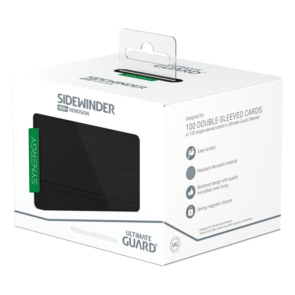 Ultimate Guard Sidewinder 100+ XenoSkin SYNERGY Noir/Vert