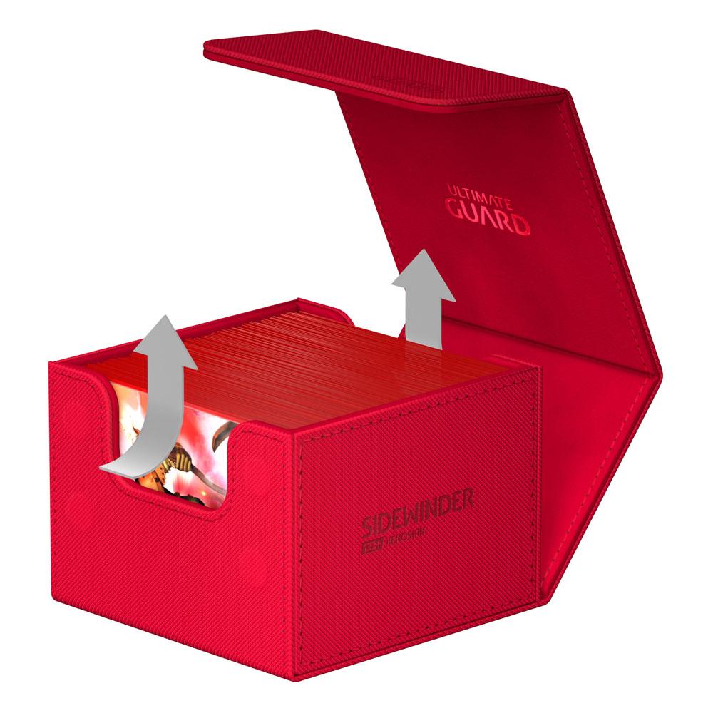 Ultimate Guard Sidewinder 133+ XenoSkin Monocolor Rouge