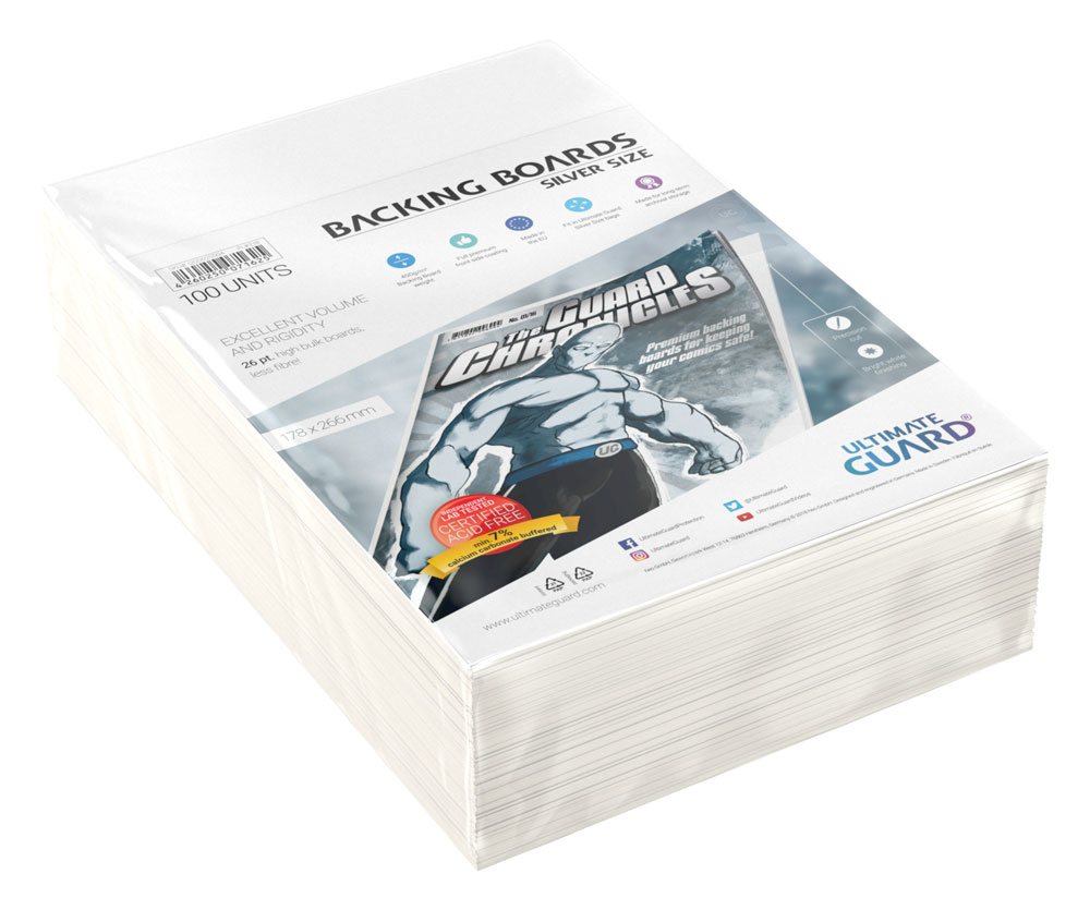Ultimate Guard backboards Comics Silver Size (100)