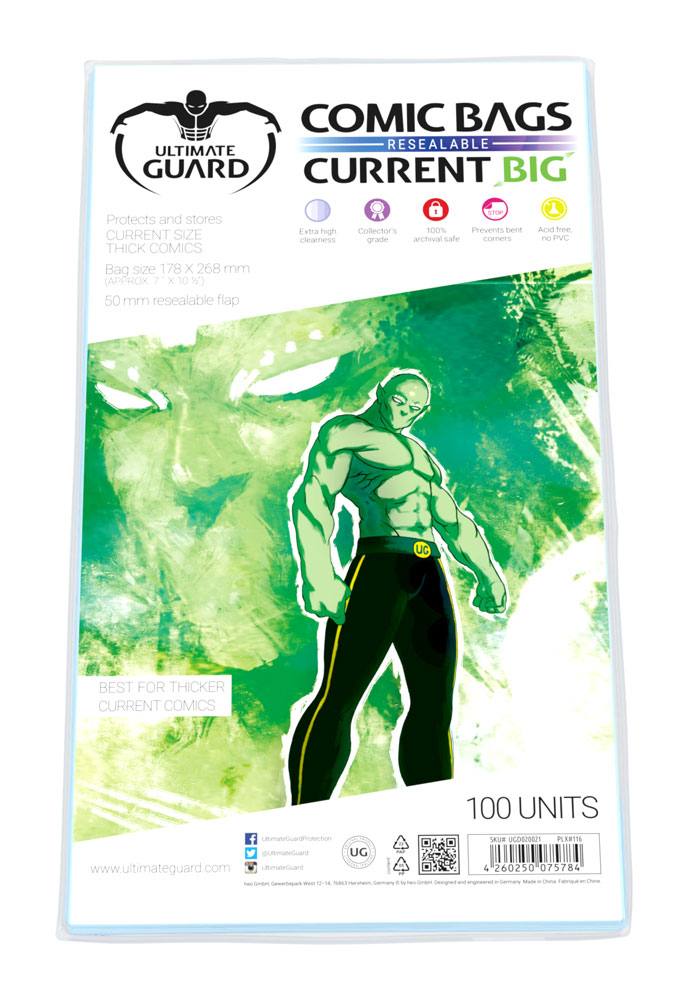 Ultimate Guard pochettes Comics BIG refermables (Current Size) (100)